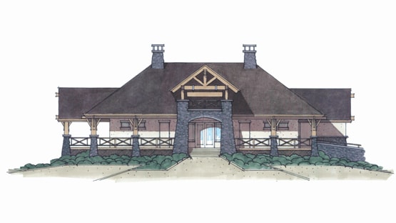 Cobblestone Club House Elevations