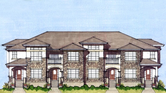 Elevation Architecture Design for Cristallago On Clear Lake 